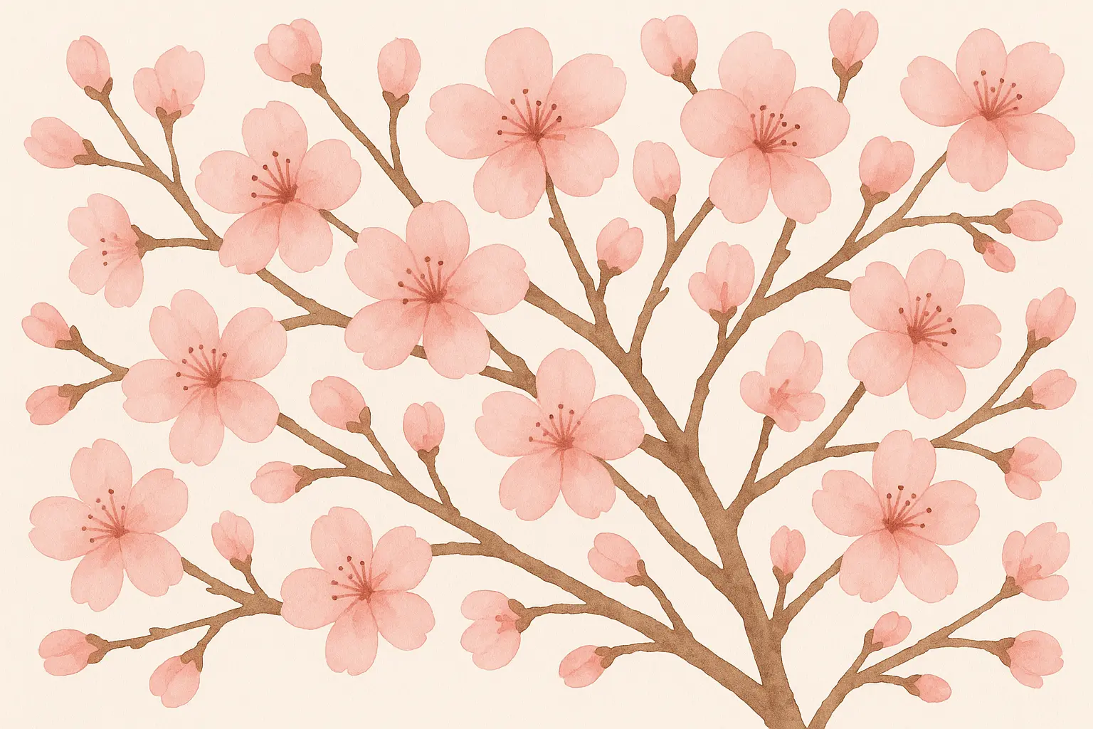 Nature and botanical color tattoo designs