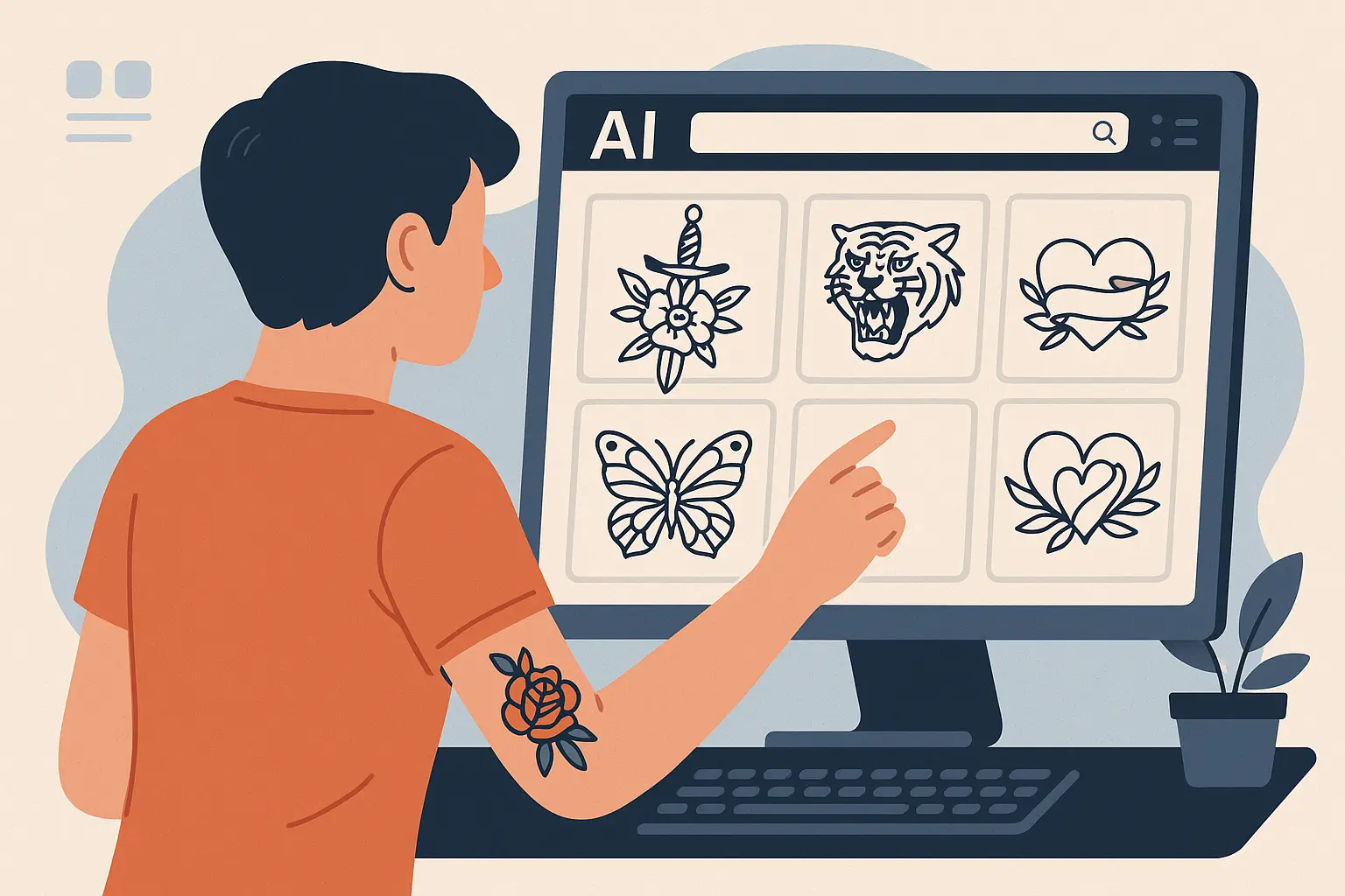 Matching color tattoo design to lifestyle