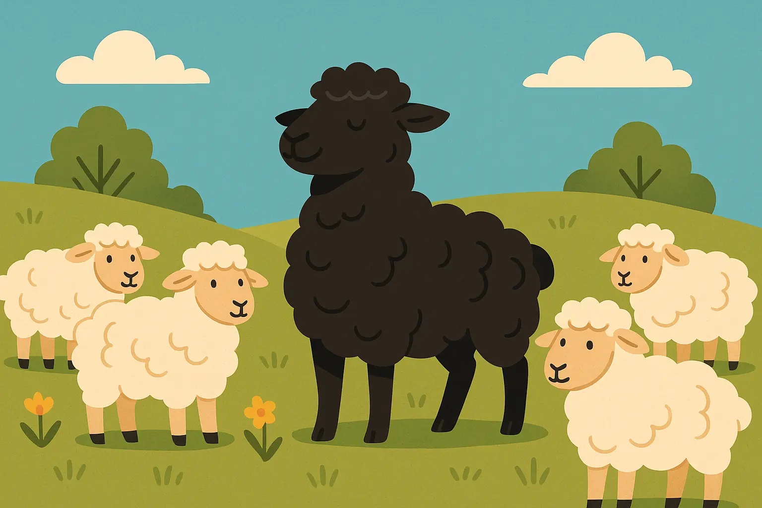 Black sheep tattoo design showcase