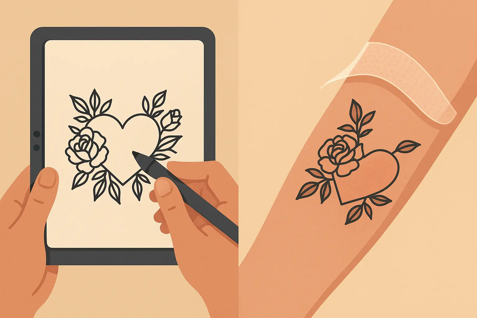 Tattoo Generator IQ healing journey integration