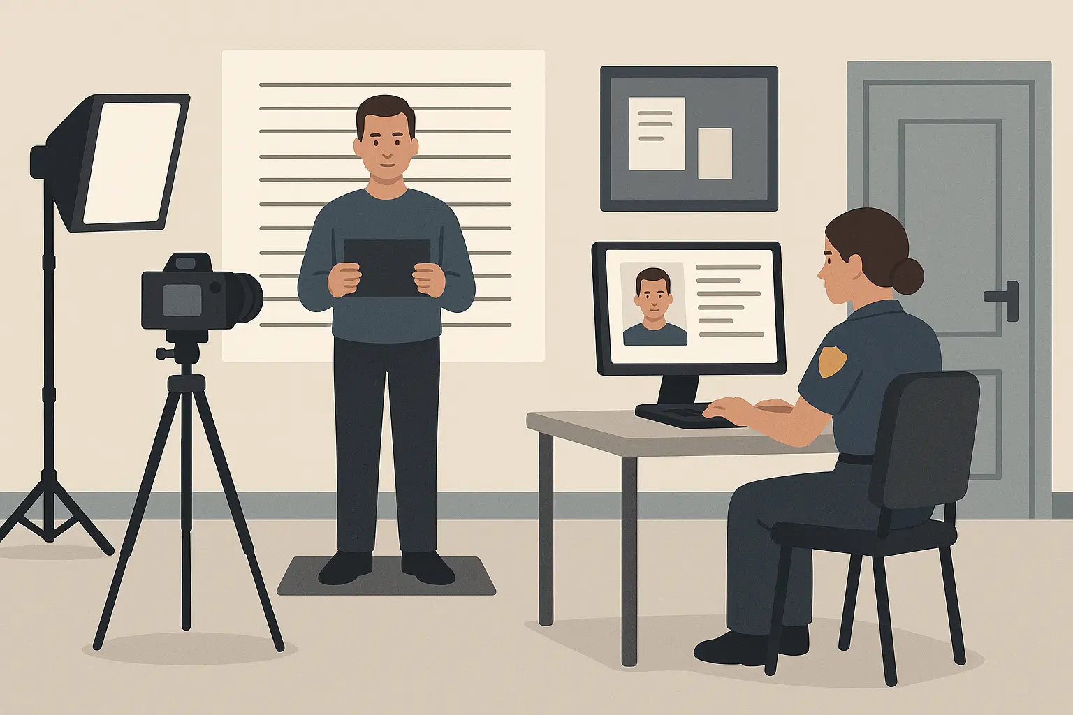 Police tattoo documentation process