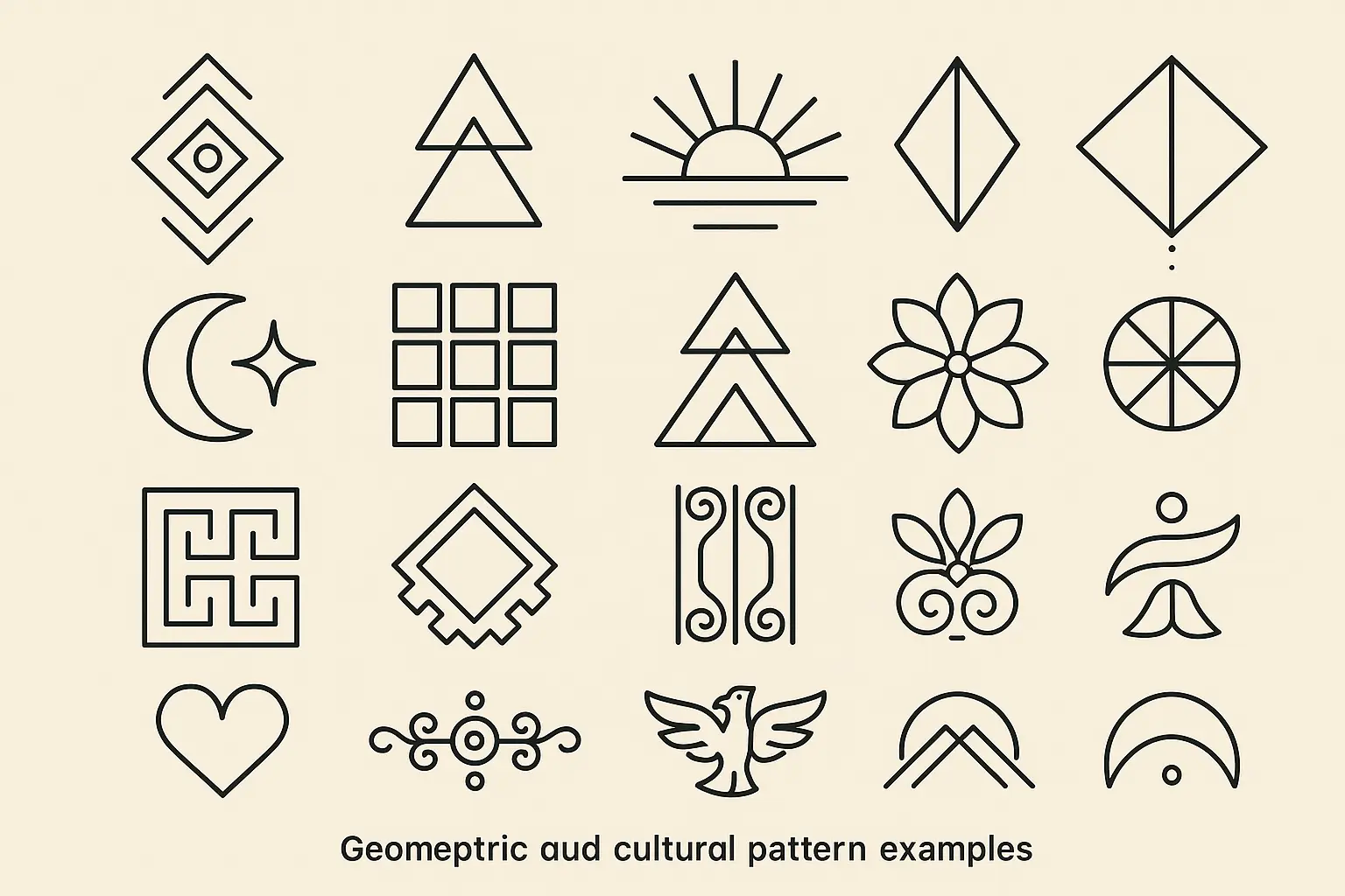 Cultural pattern hairline integration