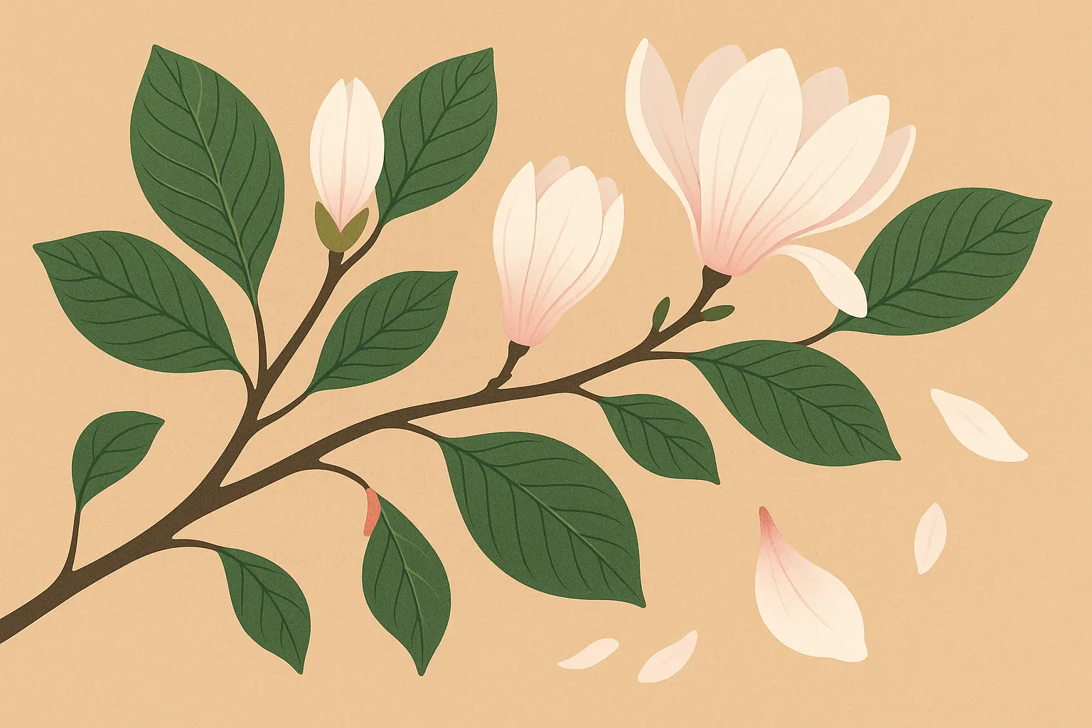 Creative magnolia tattoo interpretations and seasonal designs