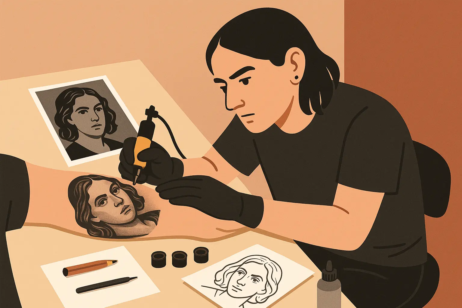 Portrait tattoo considerations and planning