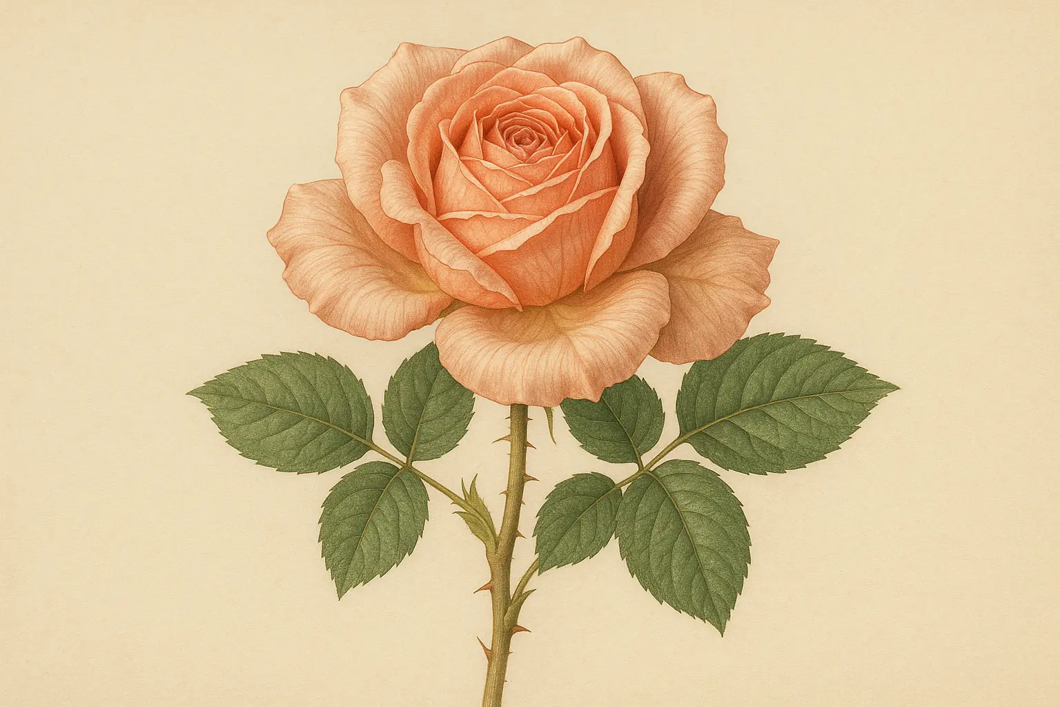 Photorealistic rose hand tattoo