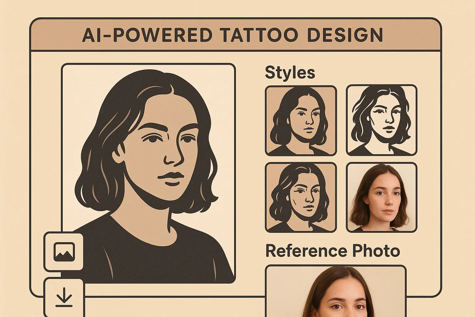 AI-powered portrait tattoo design tools