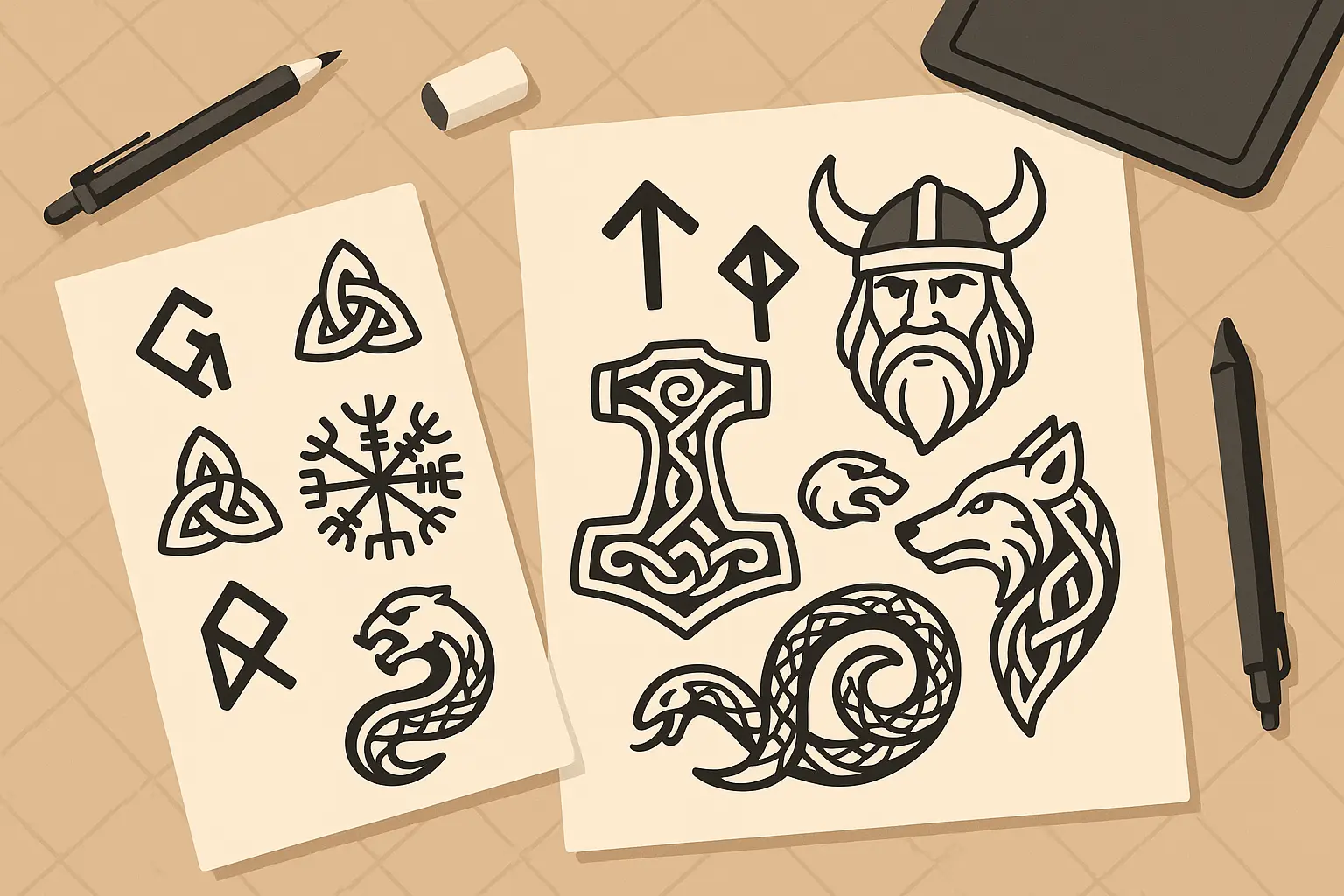 Viking tattoo design inspiration