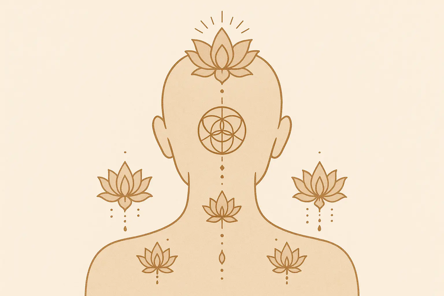 Spiritual and symbolic head tattoo designs