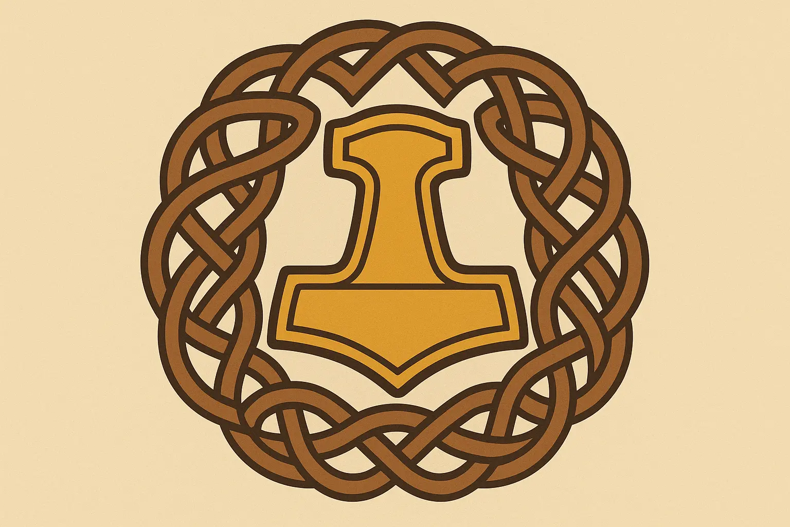 Celtic-Nordic fusion tattoo design