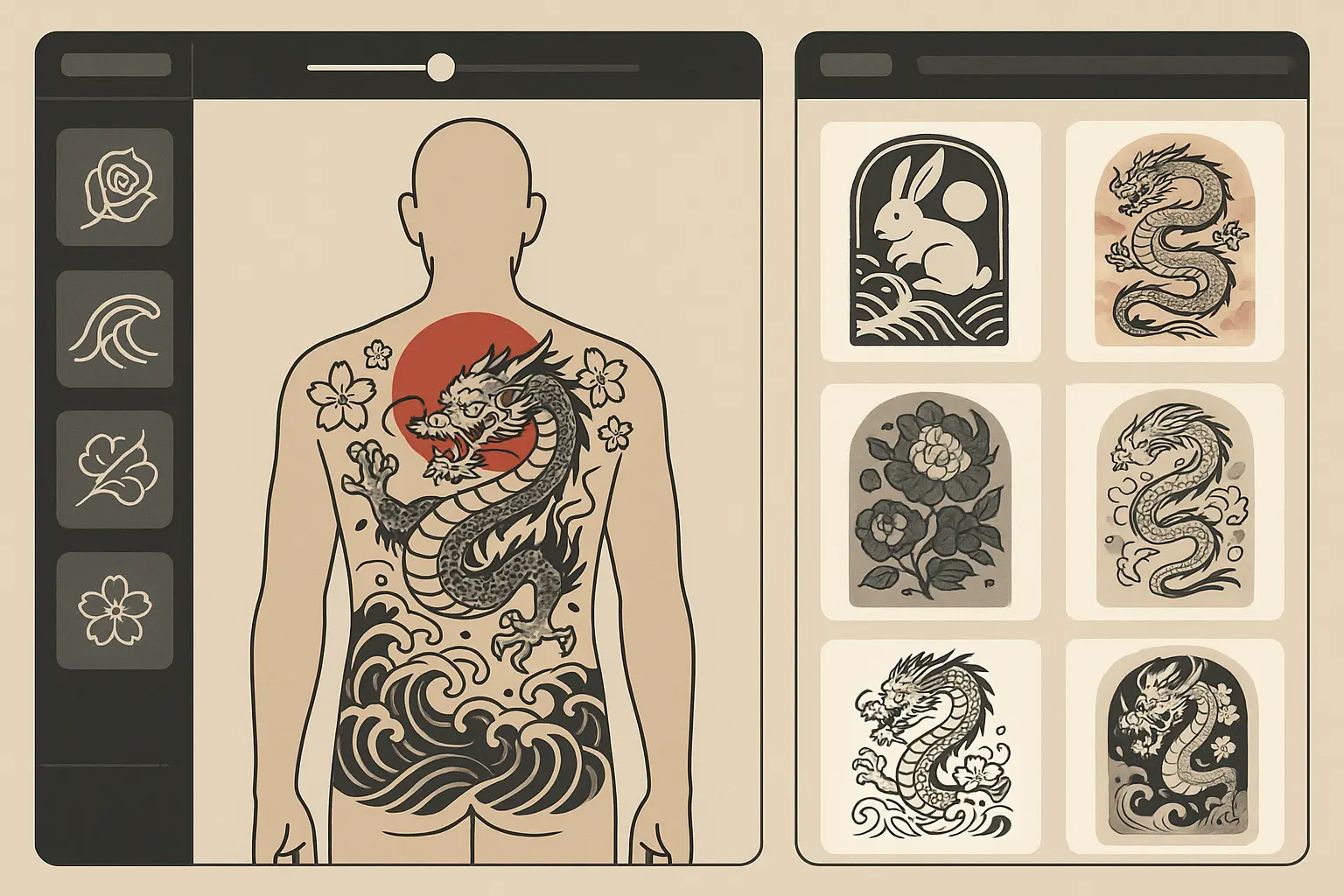 Tattoo Generator IQ planning process visualization