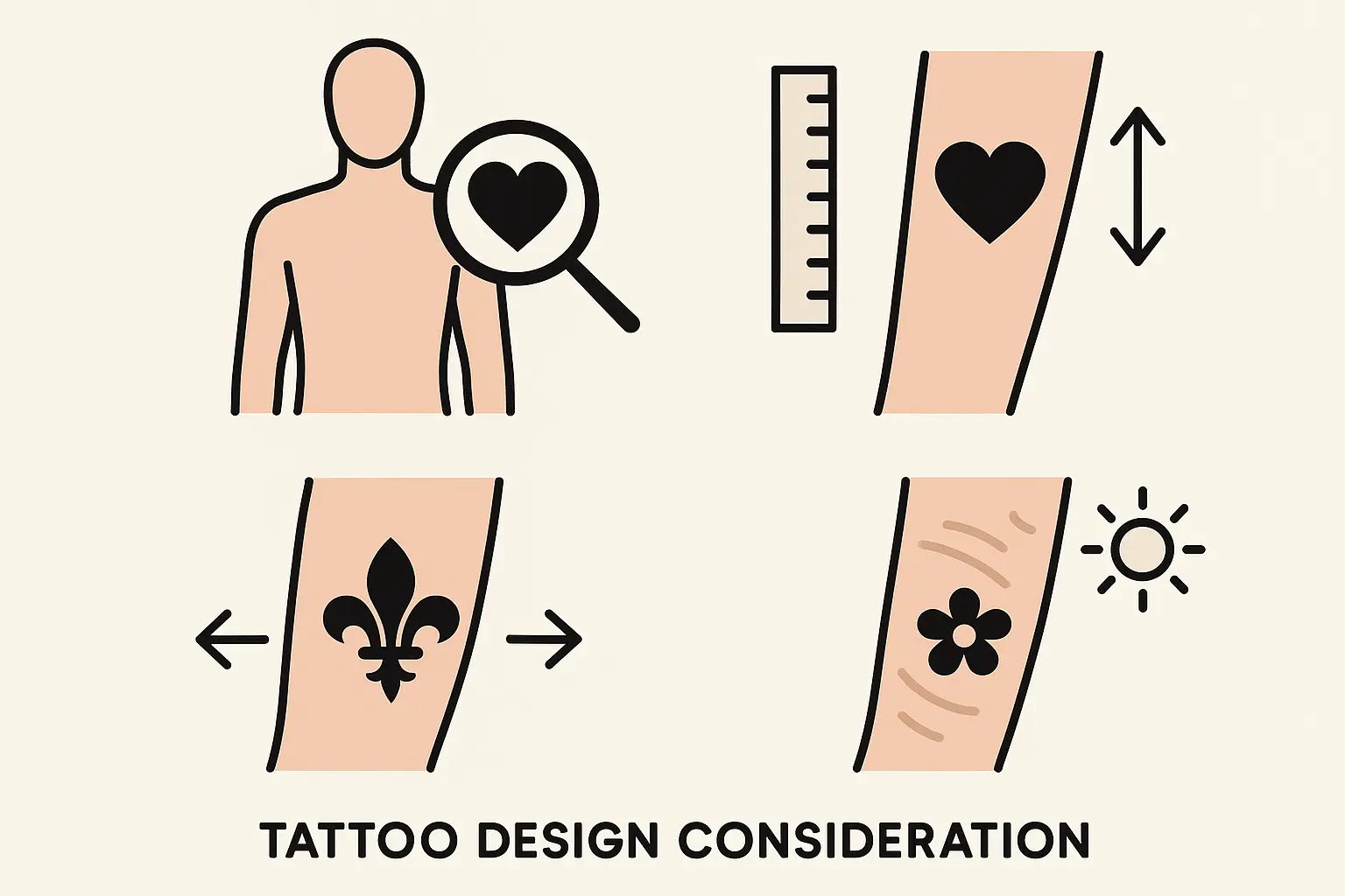 AI-generated sun tattoo designs