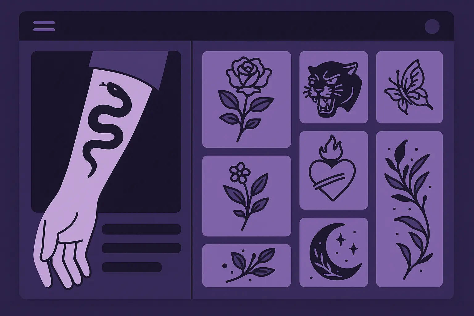 Tattoo Generator IQ platform interface