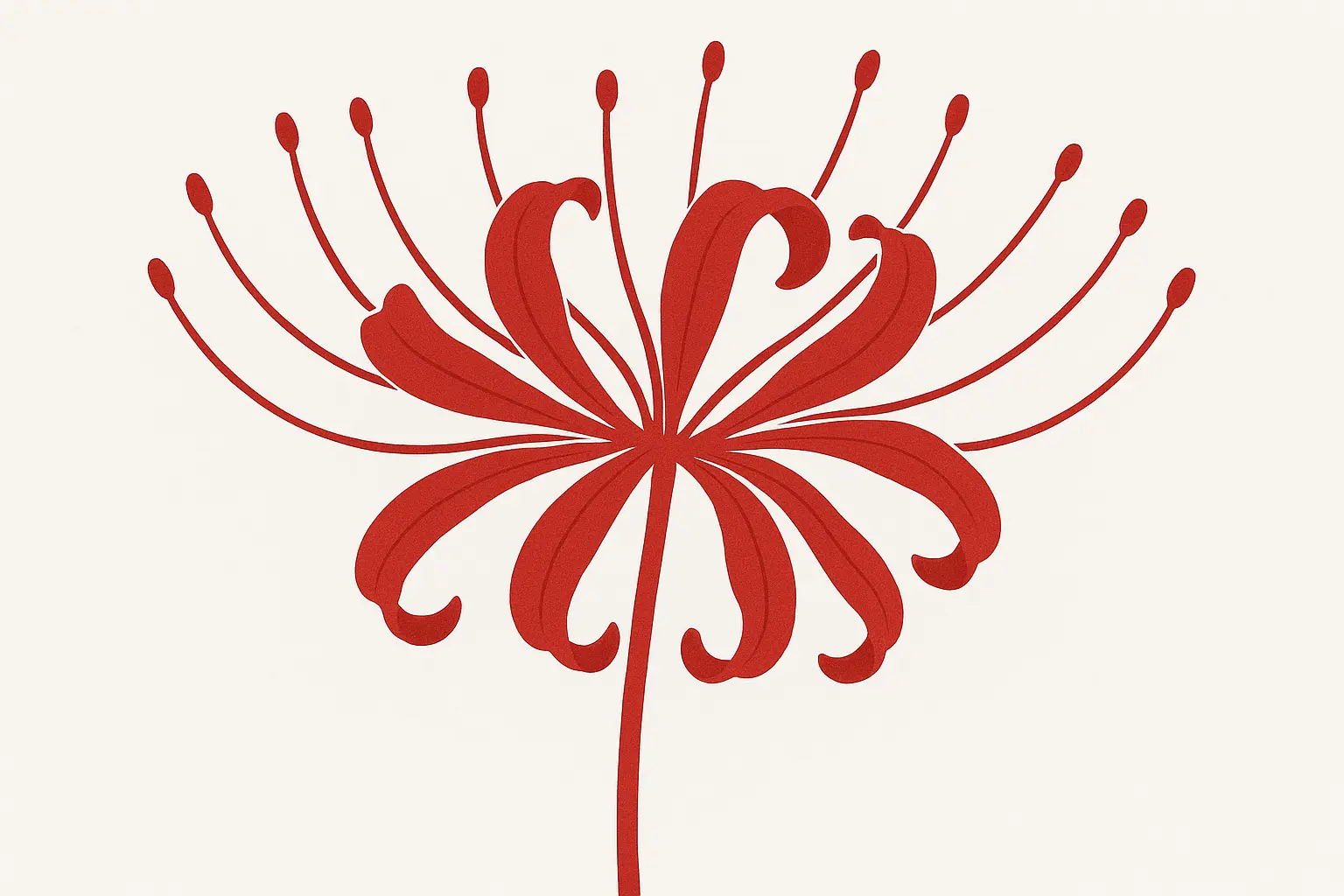 Red spider lily tattoo design showcase