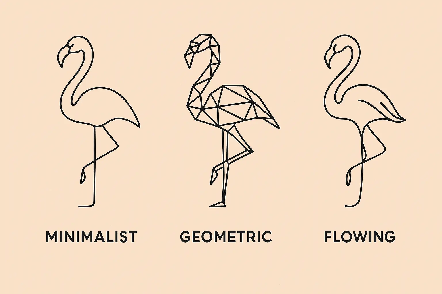 Technical analysis of flamingo tattoo design principles