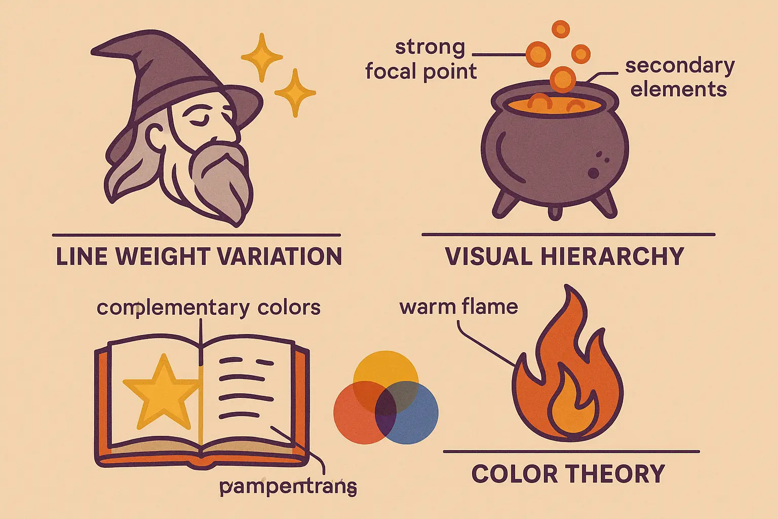 Wizard tattoo design analysis examples