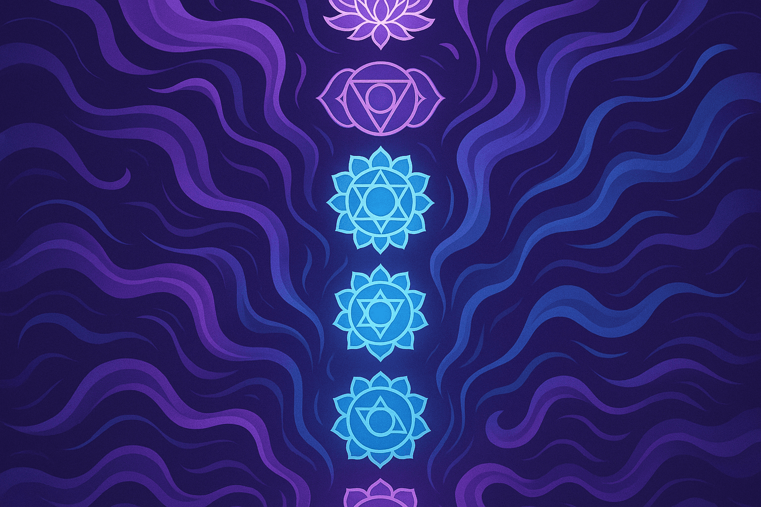 Chakra energy curse mark representation