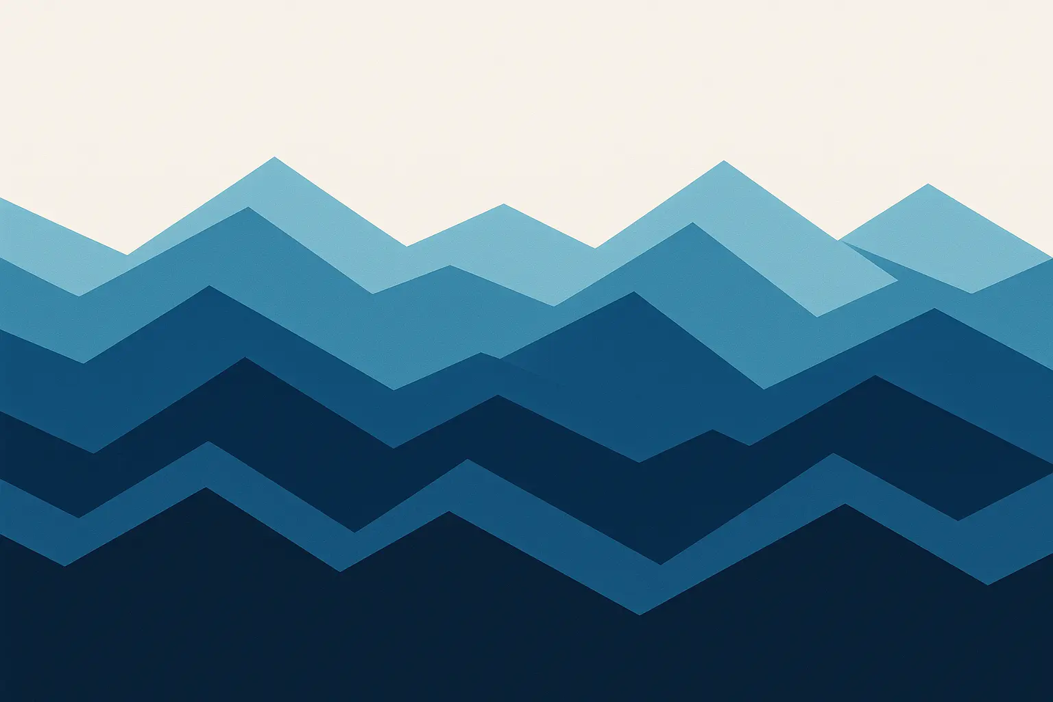 Geometric wave pattern tattoo design