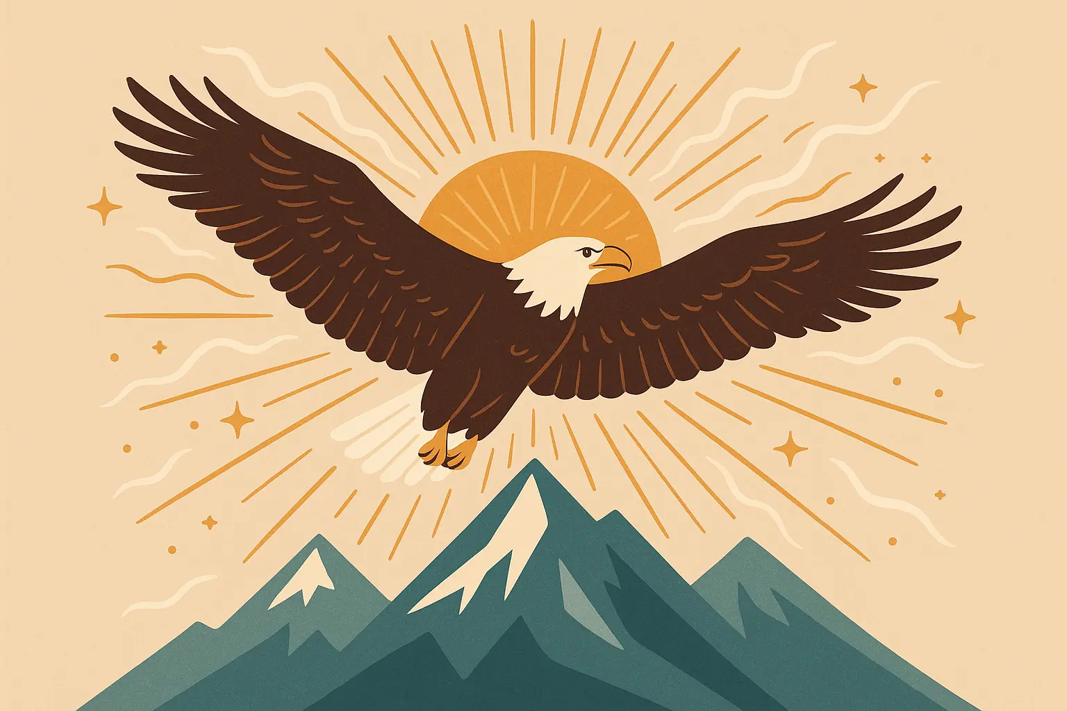 Detailed eagle head tattoo design