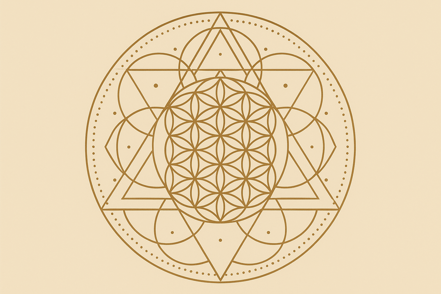 Sacred geometry tattoo patterns