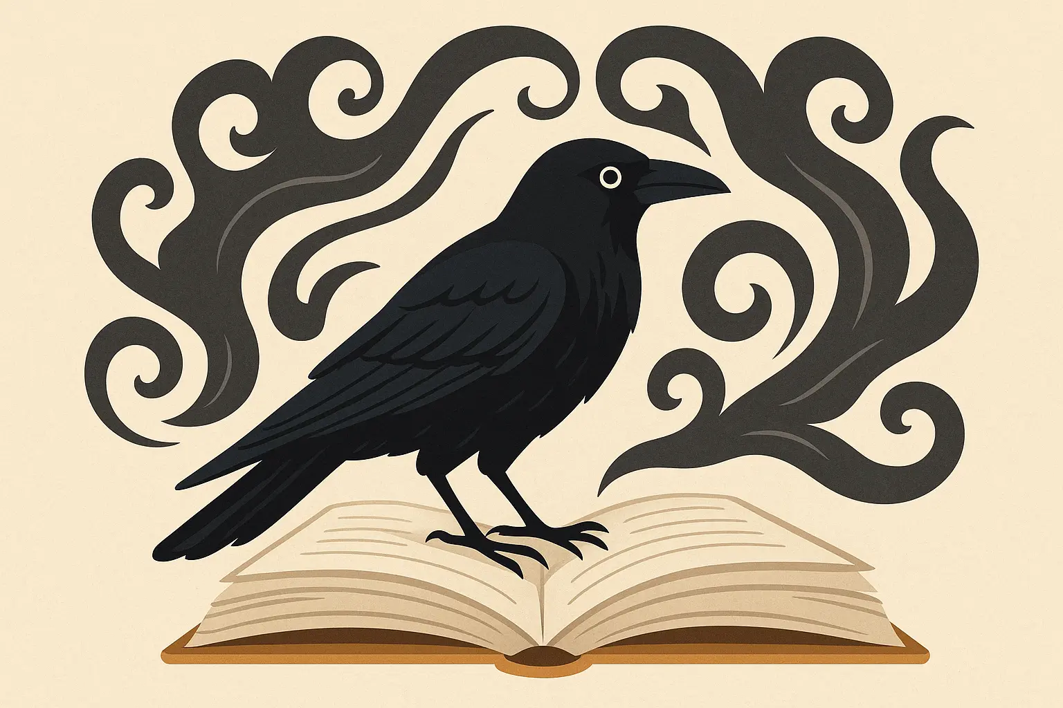 Crow tattoo symbolizing shadow work and psychological transformation