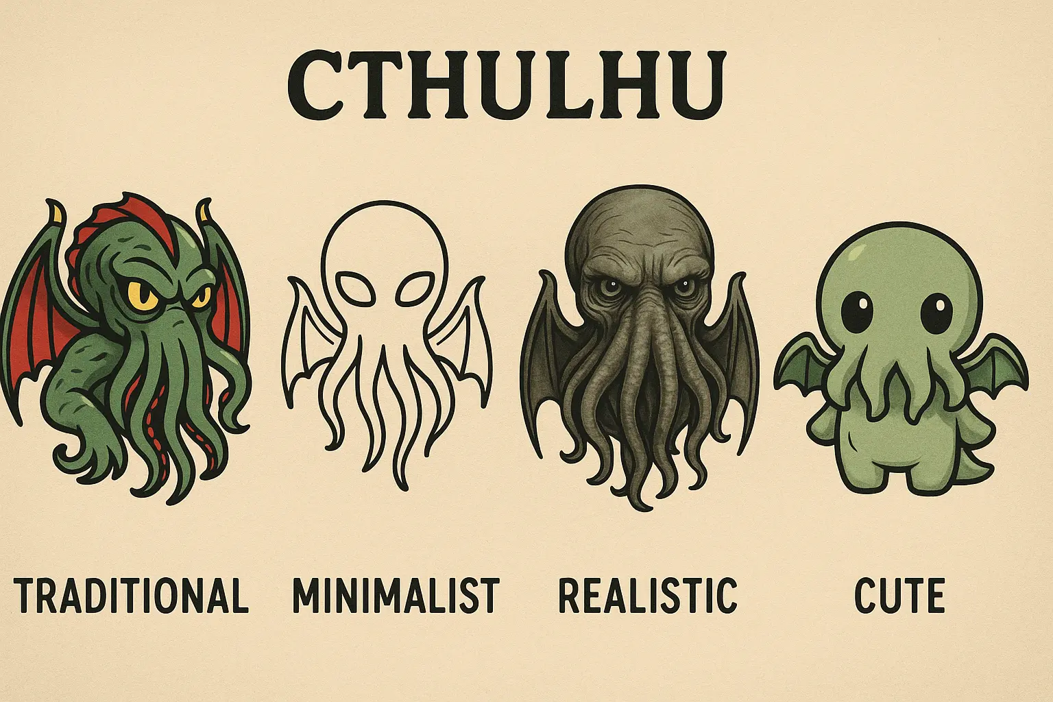 Design performance analysis for Cthulhu tattoos
