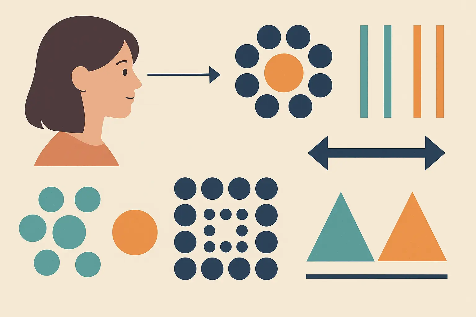Visual perception effects on tattoo size