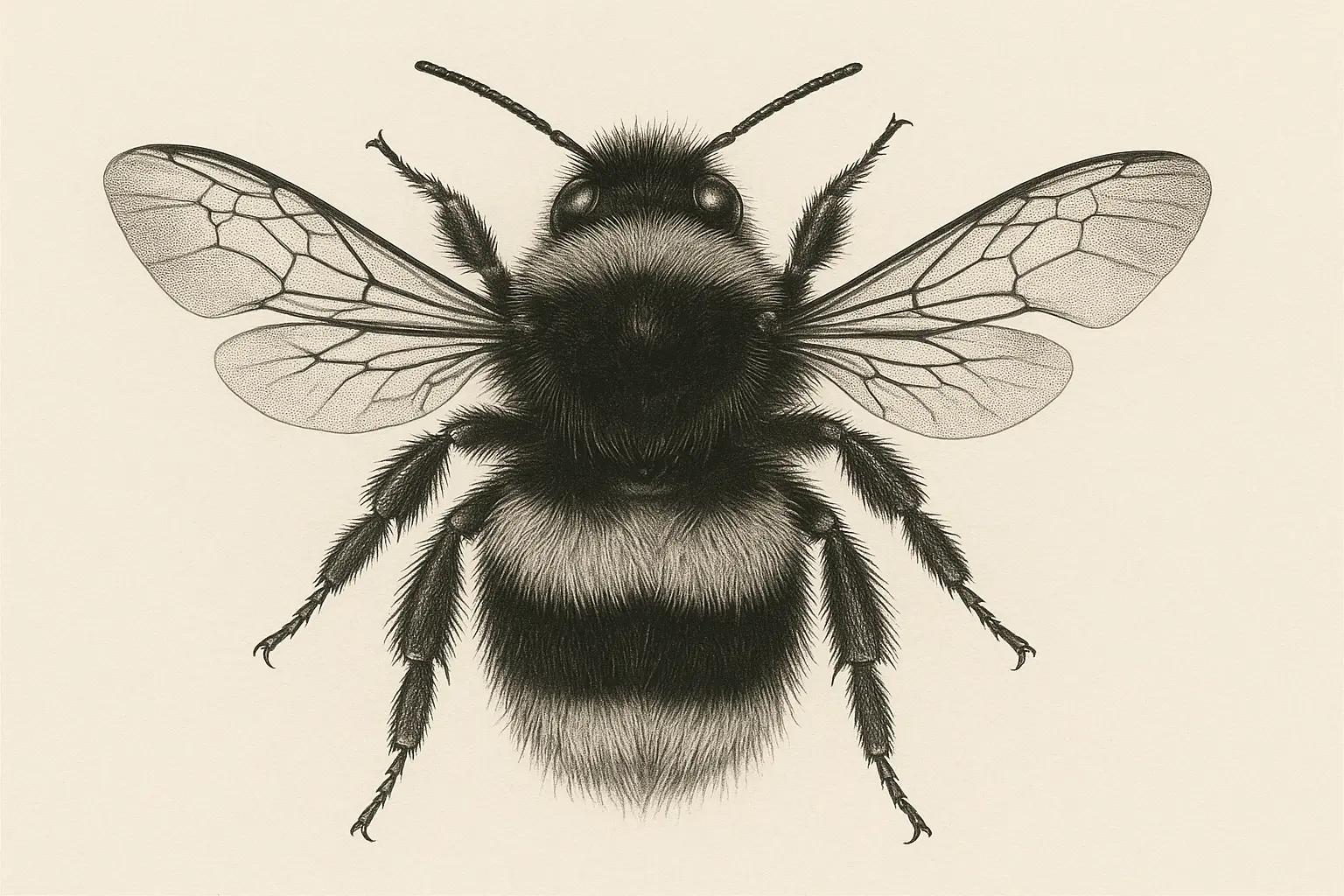 Realistic bumble bee tattoo designs