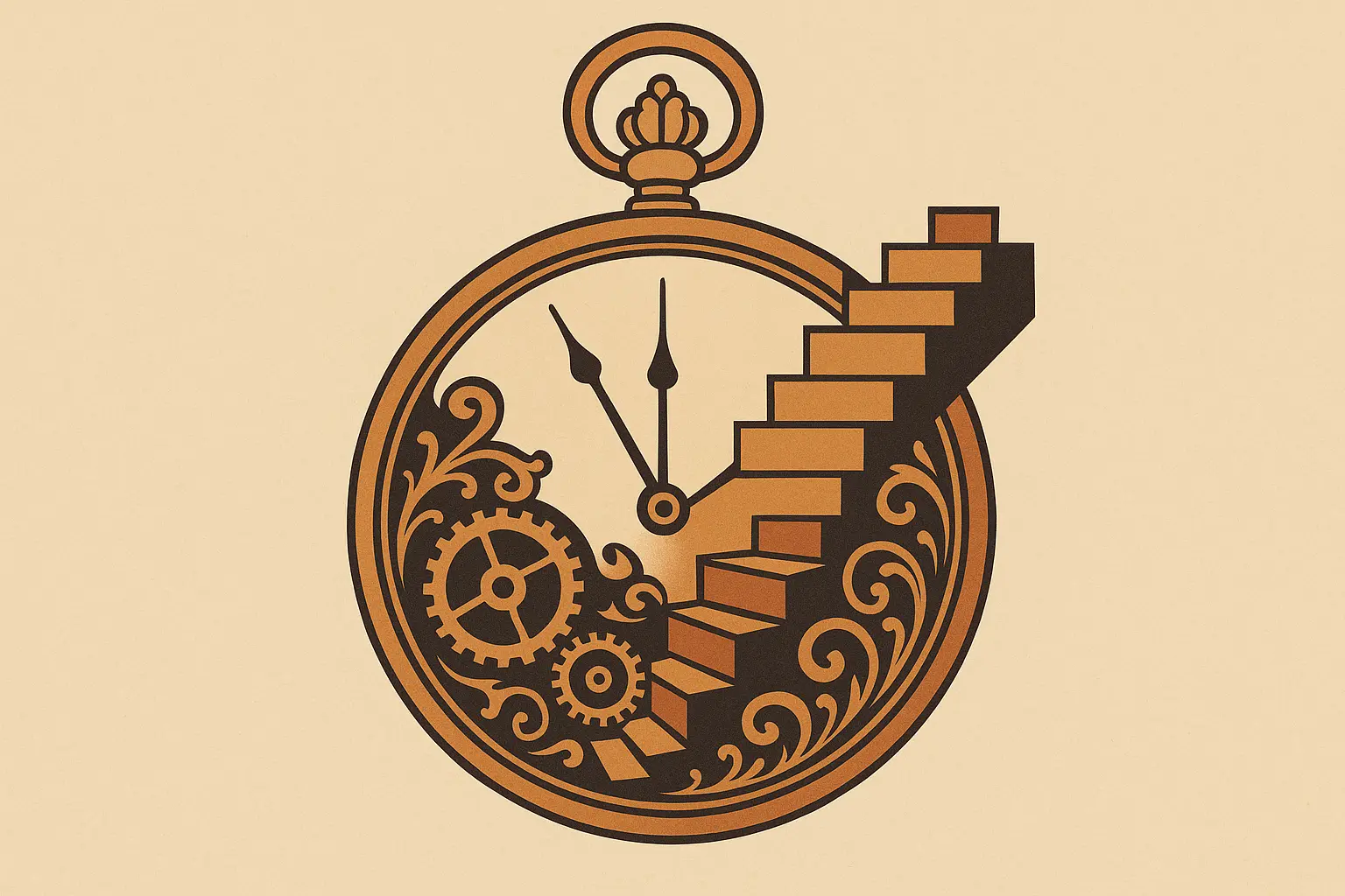 Clock and Time-Based Stairway Concepts