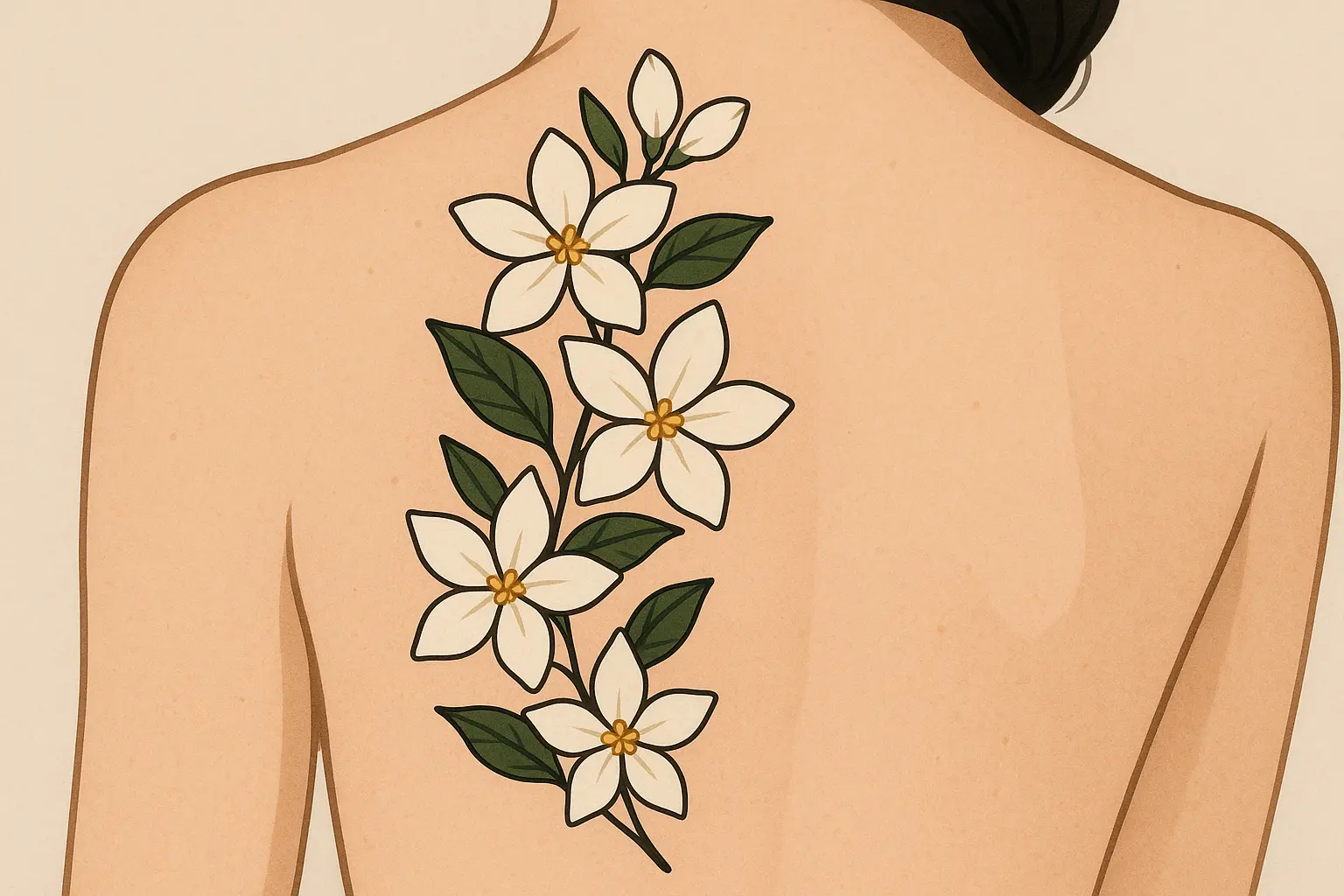 Jasmine tattoo placement examples