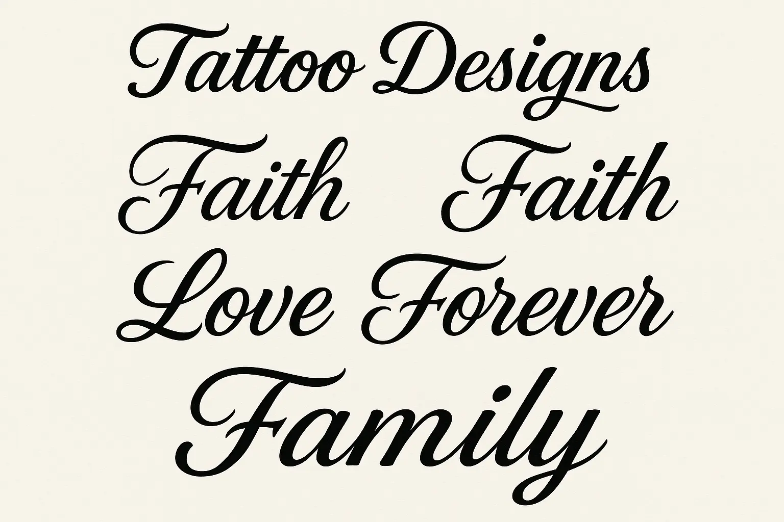 Typography kingpin tattoo designs