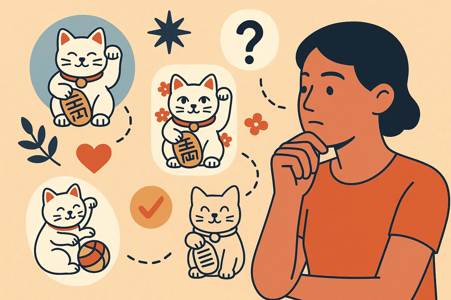 Lucky cat tattoo cultural significance