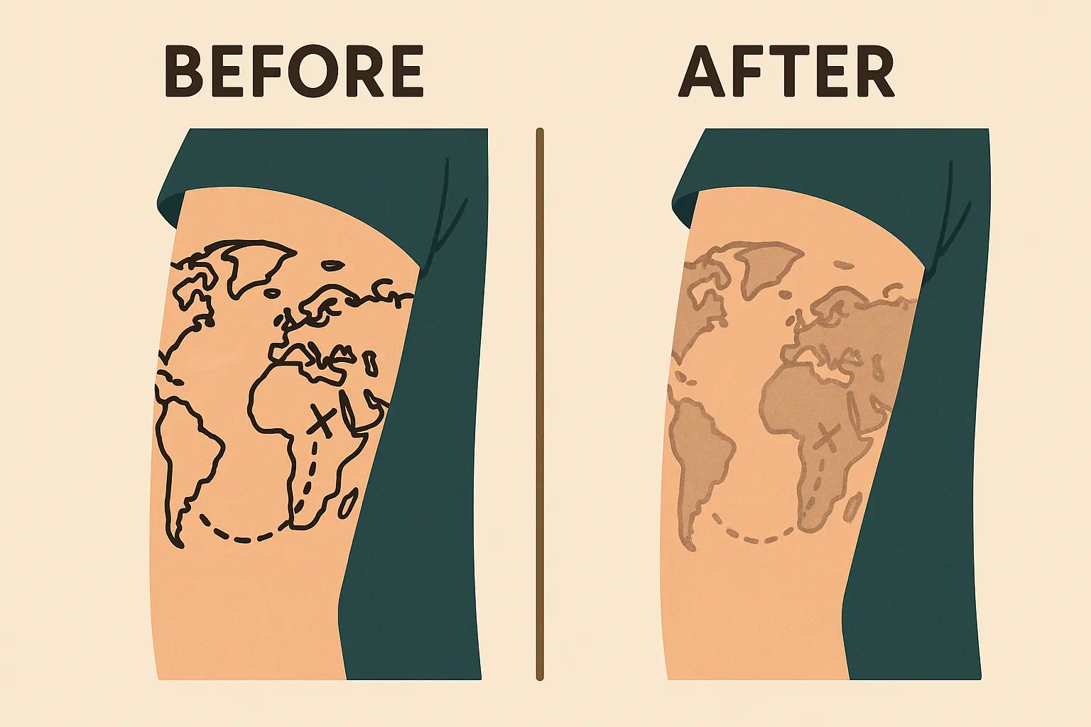 Tattoo maintenance and aging expectations