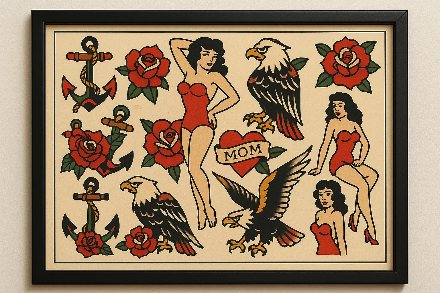 25 Old School Flash Tattoos That Never Go Out of Style