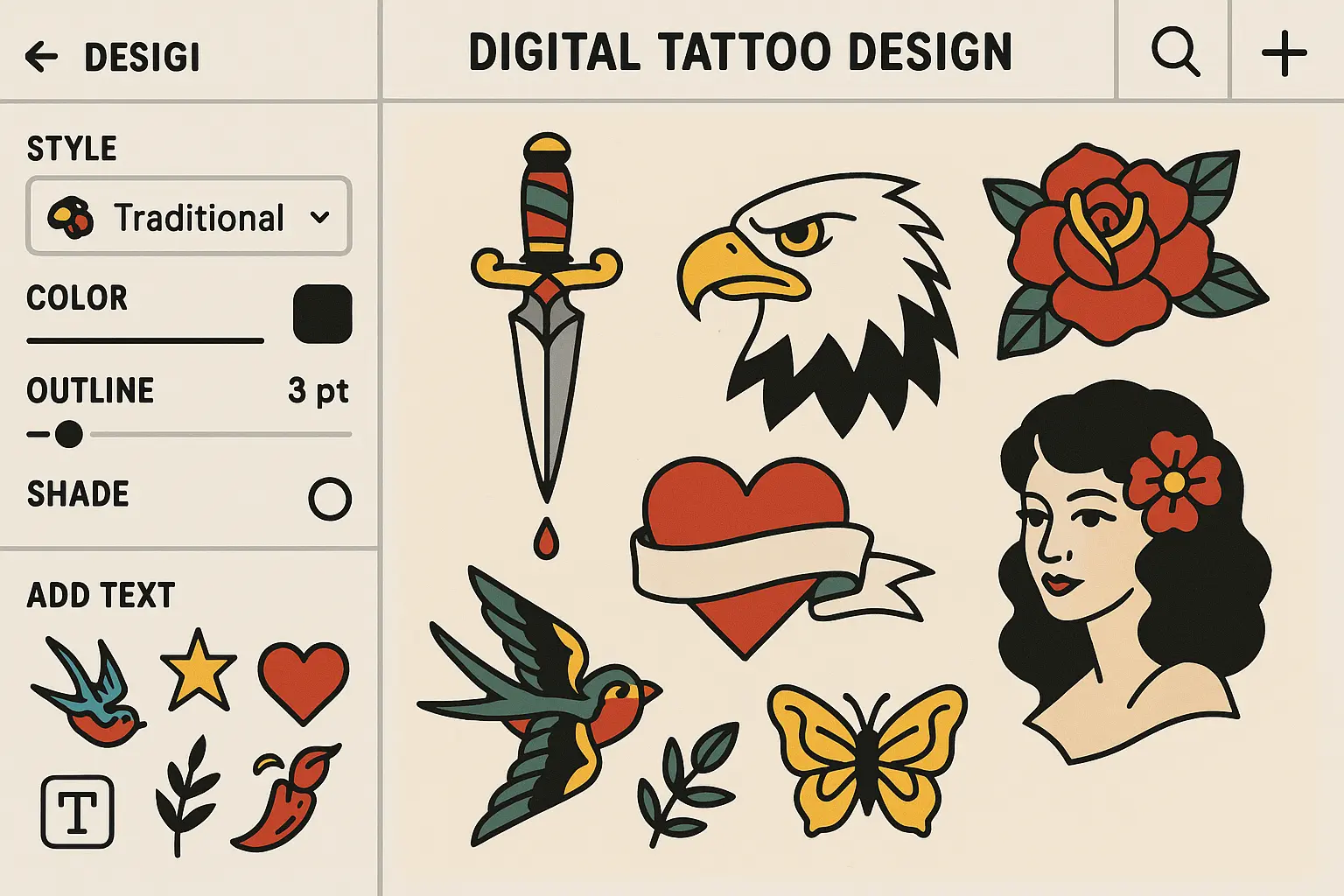 How Tattoo Generator IQ Transforms Your Old School Flash Experience