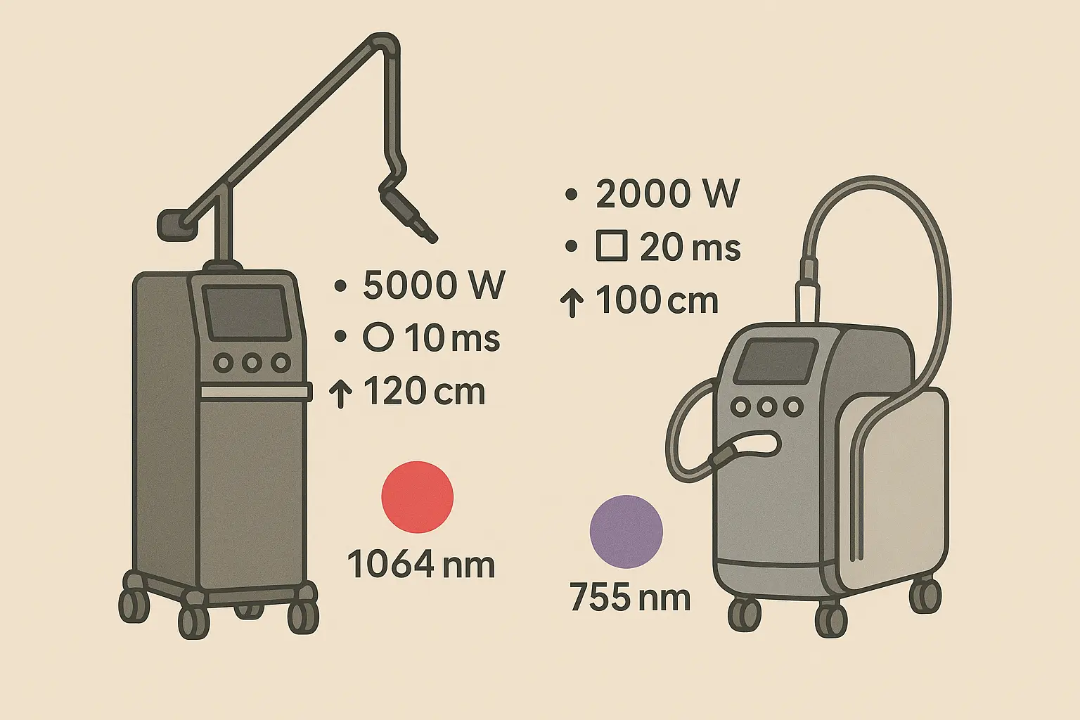 PicoWay laser system comparison