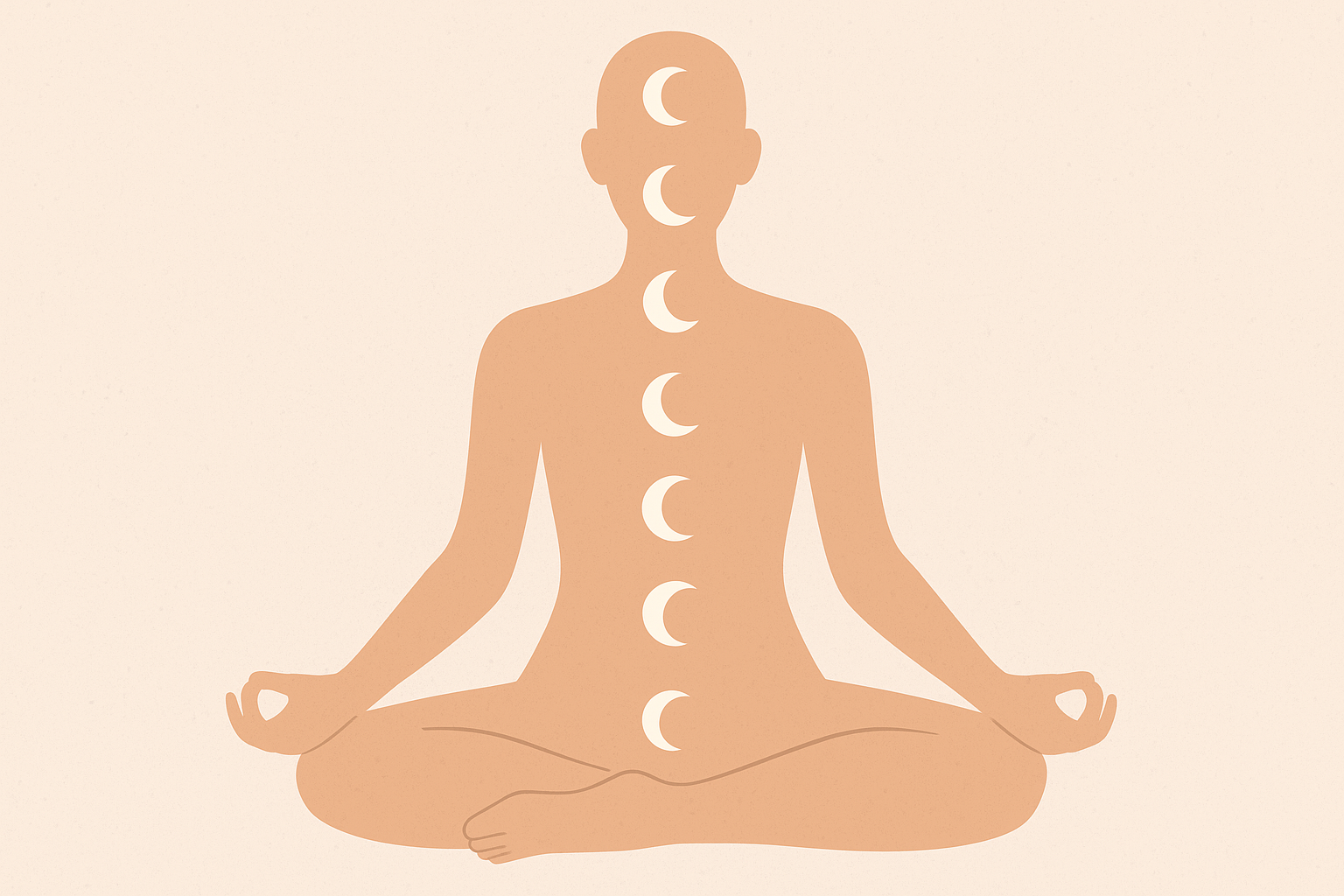 Moon tattoo placement on chest and heart chakra area