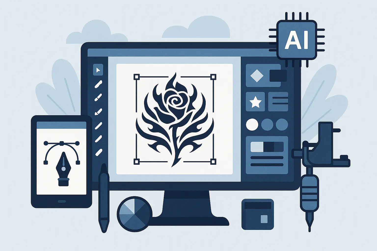 AI tattoo design tools for Escanor tattoo creation