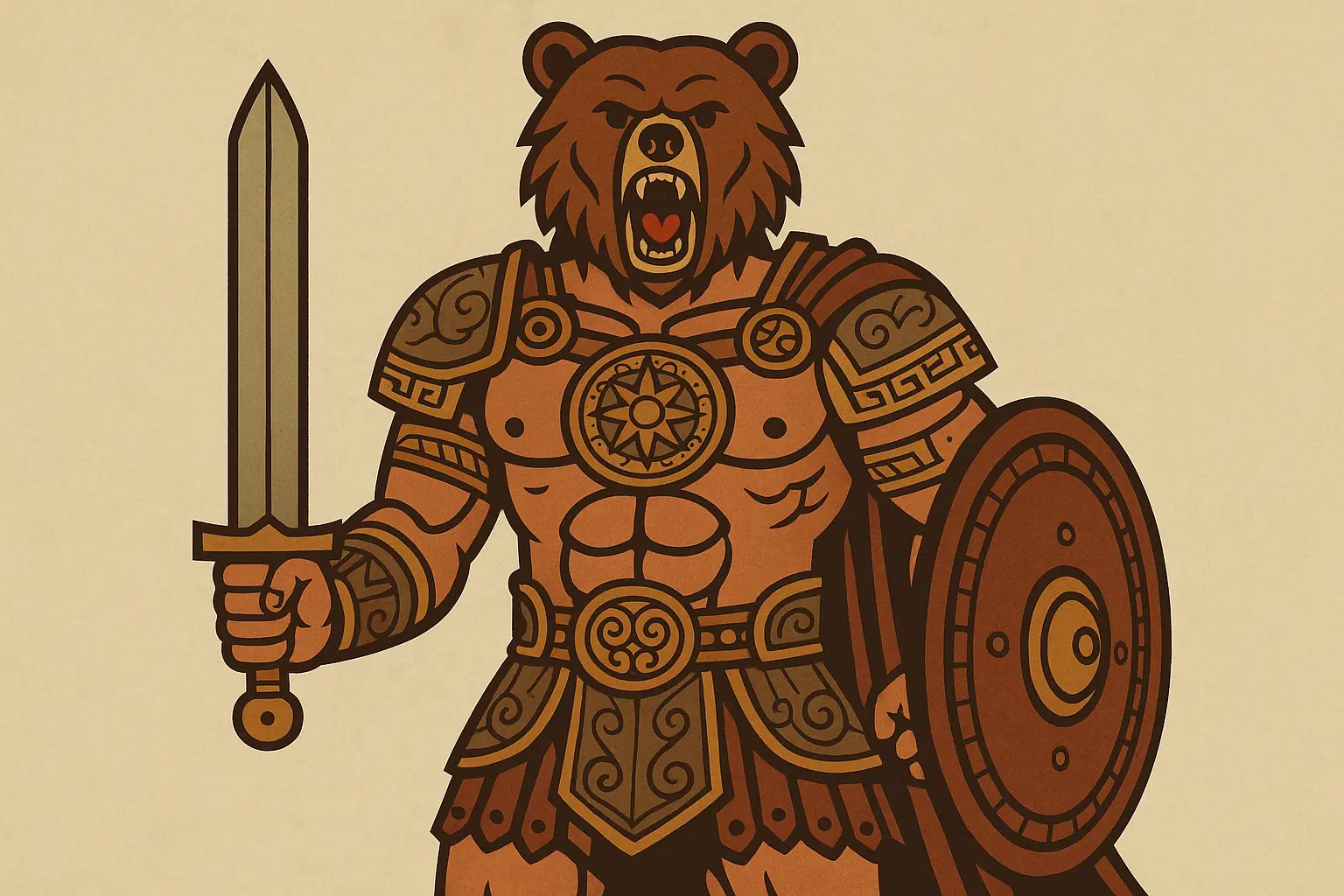 Creative and unique grizzly bear tattoo concepts