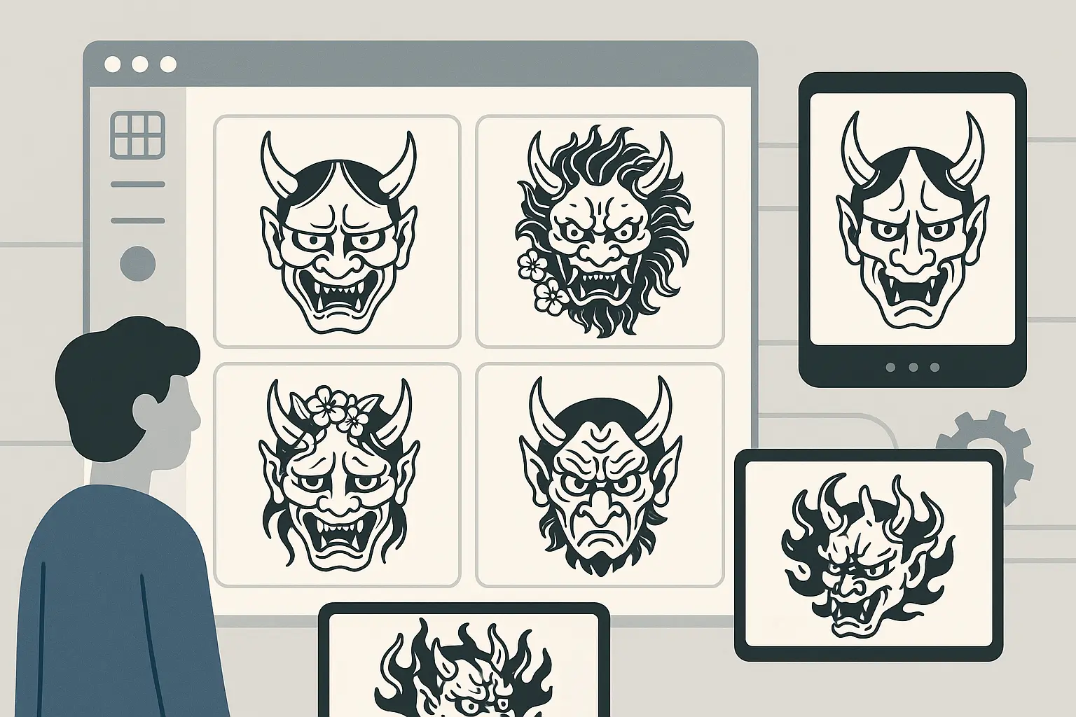 Tattoo Generator IQ platform interface