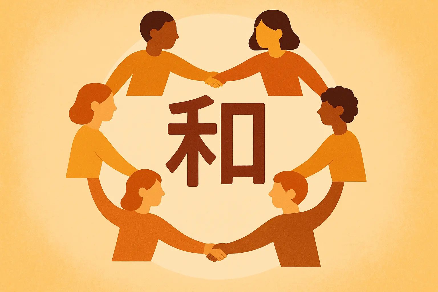 Relationship and connection themed kanji designs