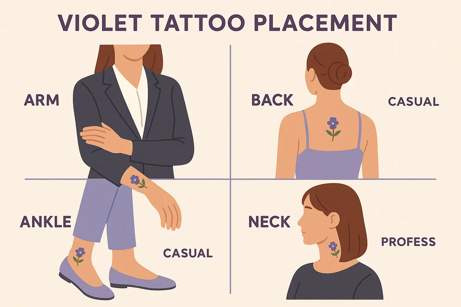 violet tattoo lifestyle considerations