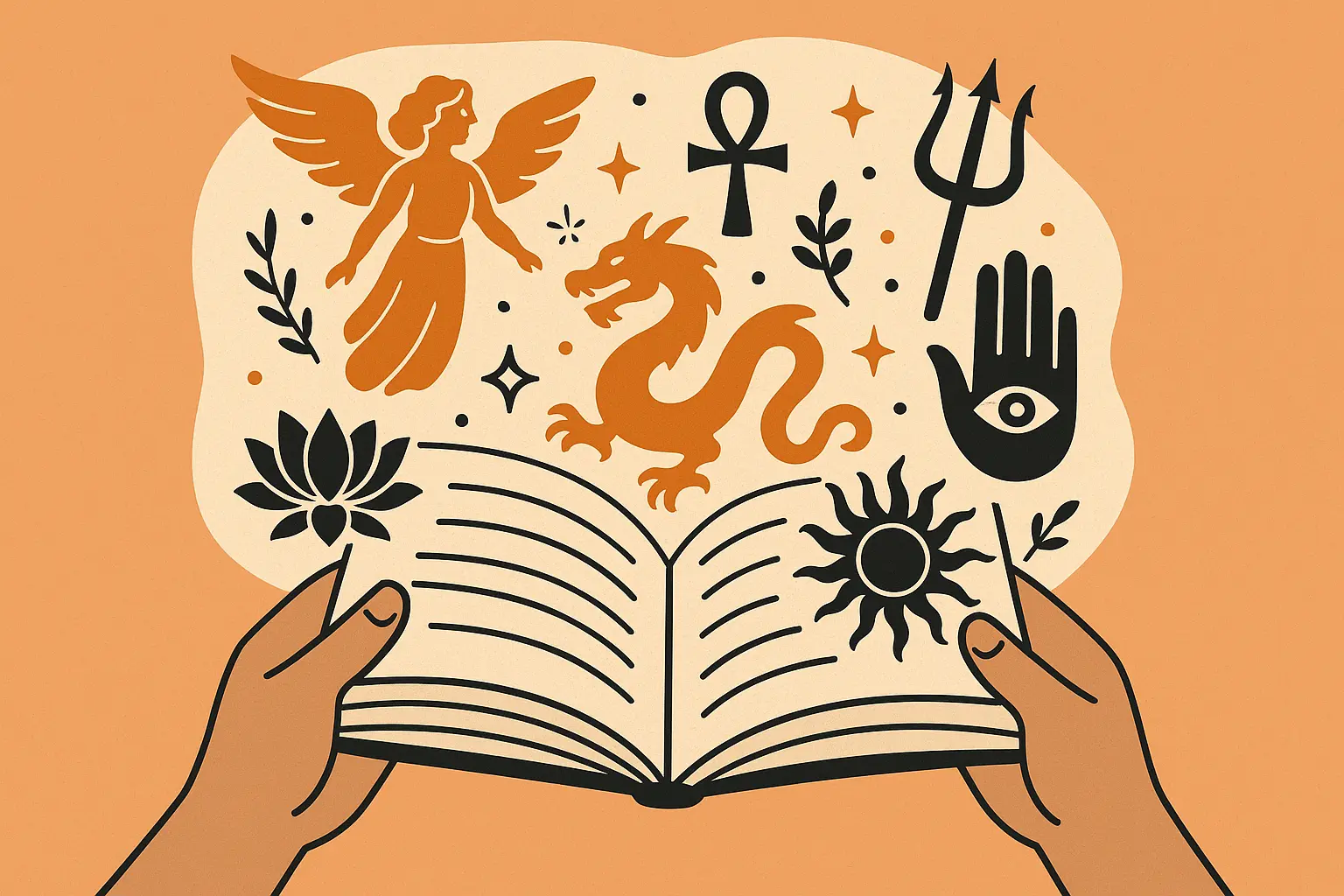 Modern tattoo design honoring ancient mythology