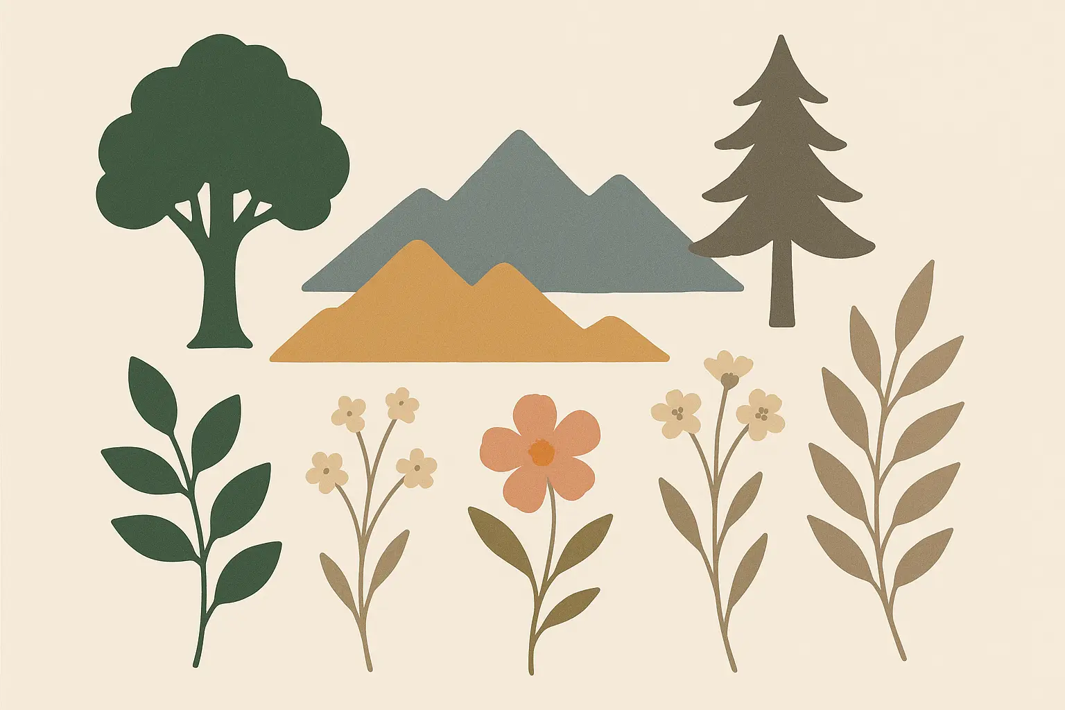 Nature and botanical tattoo designs