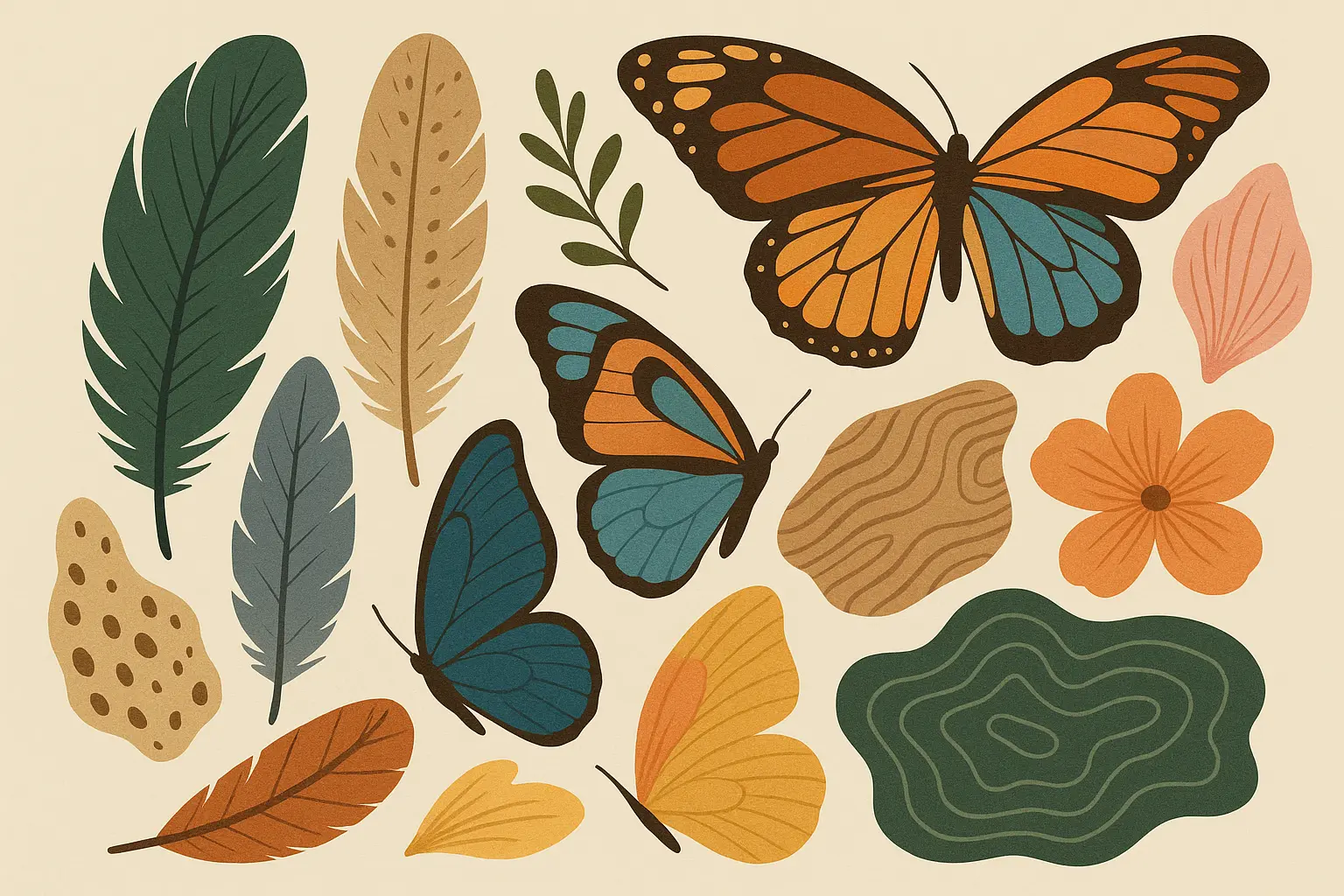 Nature and wildlife microrealism tattoo designs