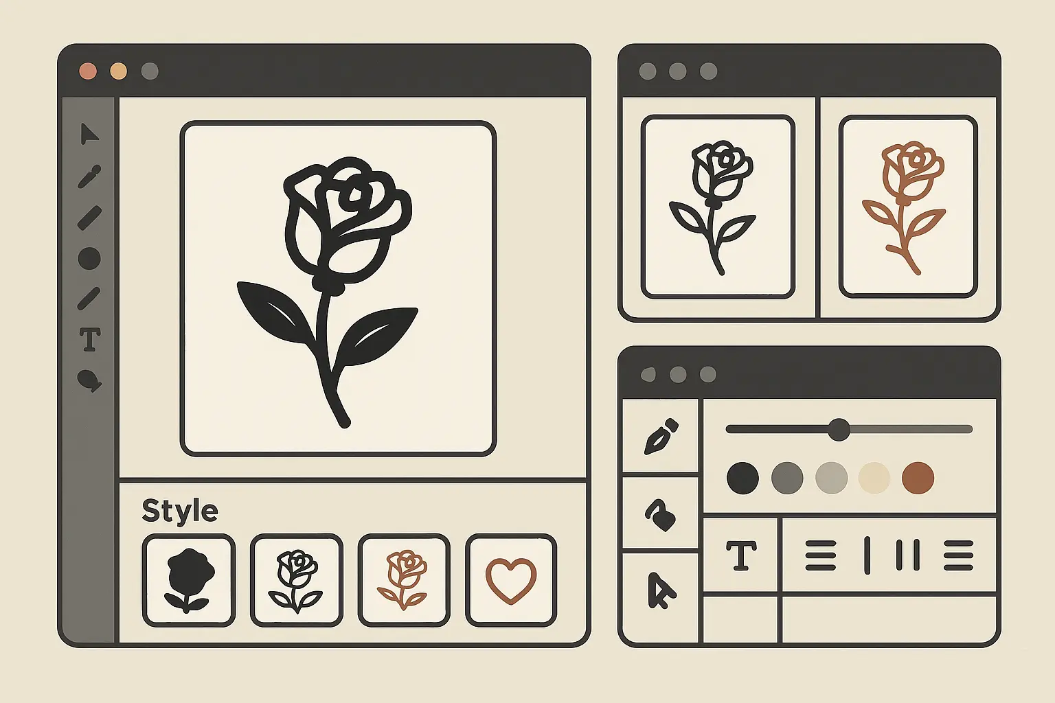 Professional tattoo design visualization tools