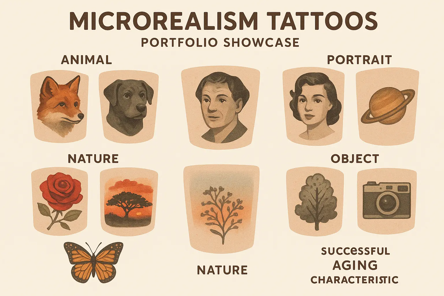 Final microrealism tattoo showcase
