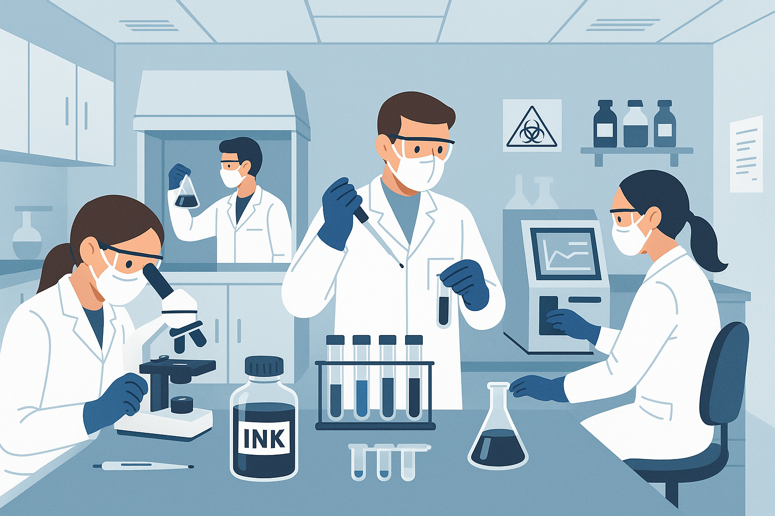 Pharmaceutical grade tattoo ink manufacturing