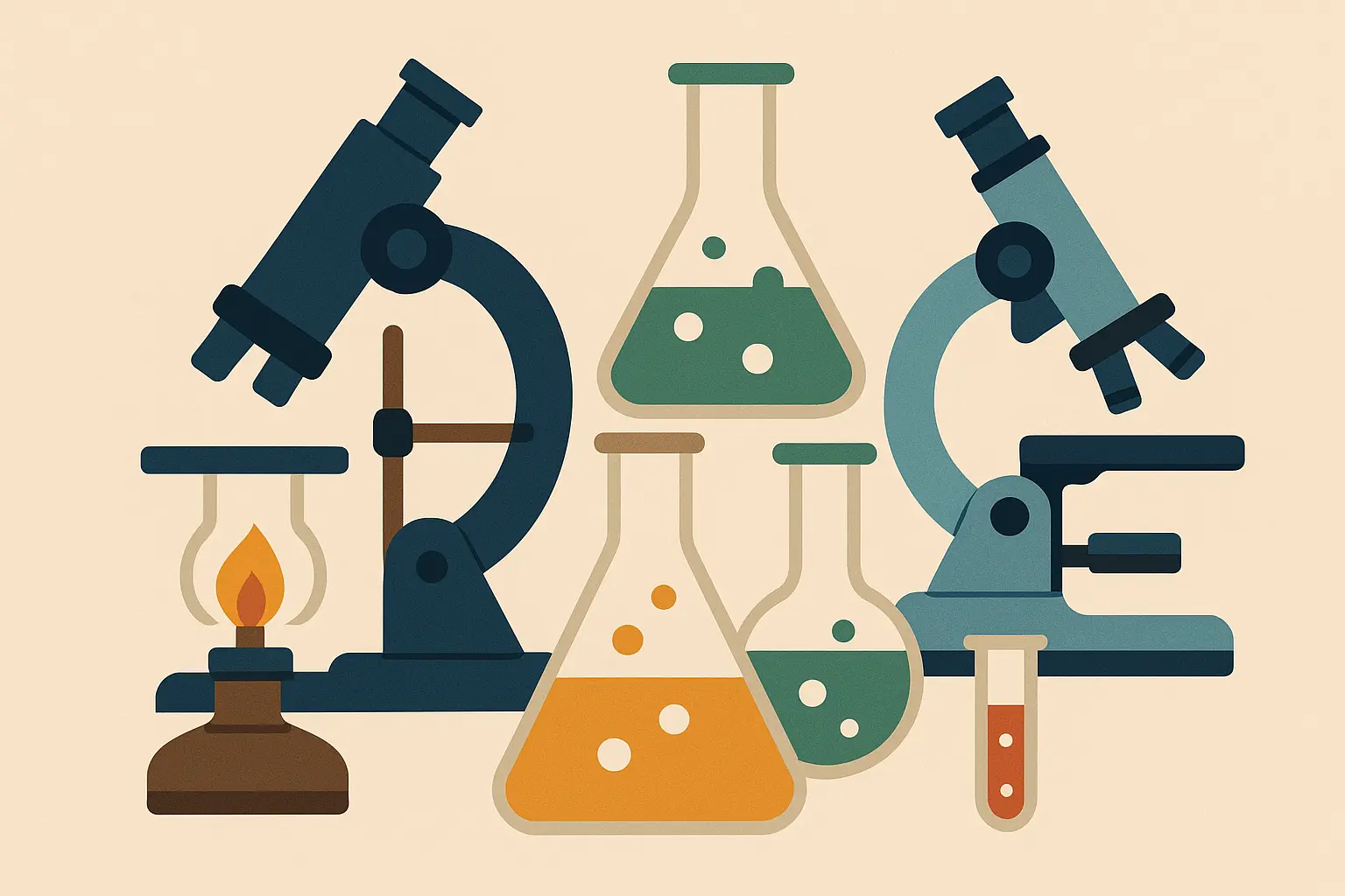 Laboratory equipment and tool tattoo designs