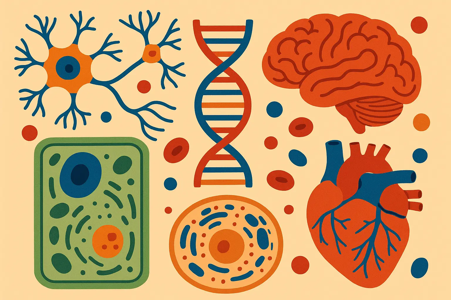 Biological and life science tattoo designs