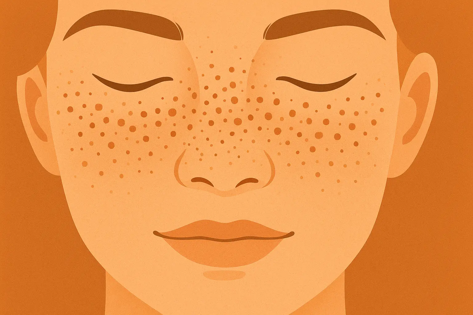freckle enhancement youthful sun-kissed look